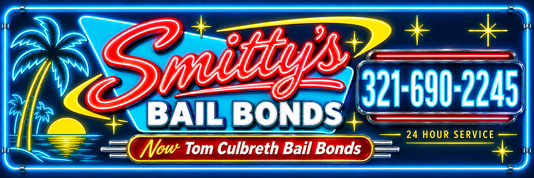Smitty’s Bail Bonds. Now Tom Culbreth Bail Bonds. 321-690-2245. 24 hour service.