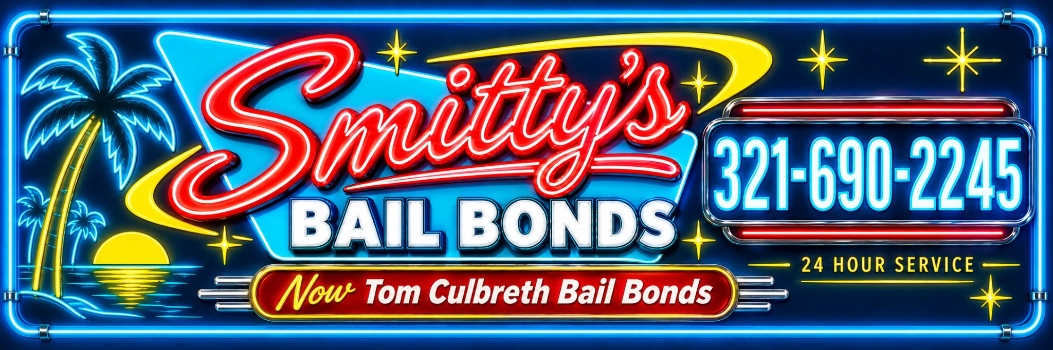 Smitty’s Bail Bonds. Now Tom Culbreth Bail Bonds. 321-690-2245. 24 hour service.